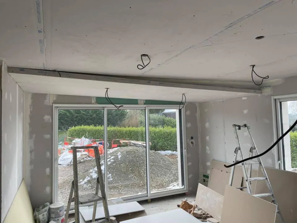 pose de placo sainte seve